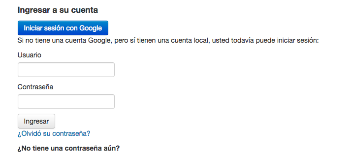 Autentificación de Koha usando gmail Autentificación de Koha vía Gmail